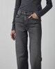 Mother Denim Jeans The Kick It Grey Wash 25