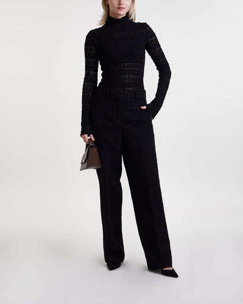 Tröja Roll-Neck  Svart 2