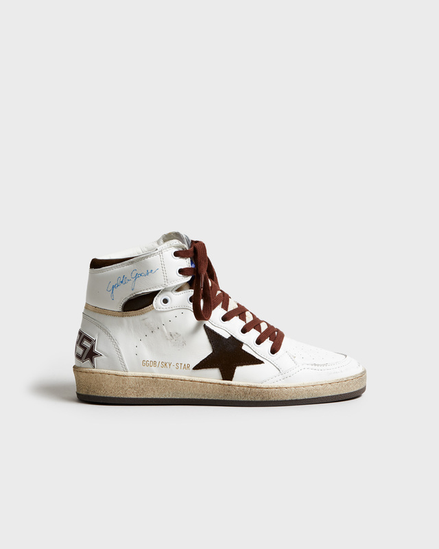 Golden Goose Deluxe Brand Sneakers Sky Star Nappa Vit/beige EUR 36