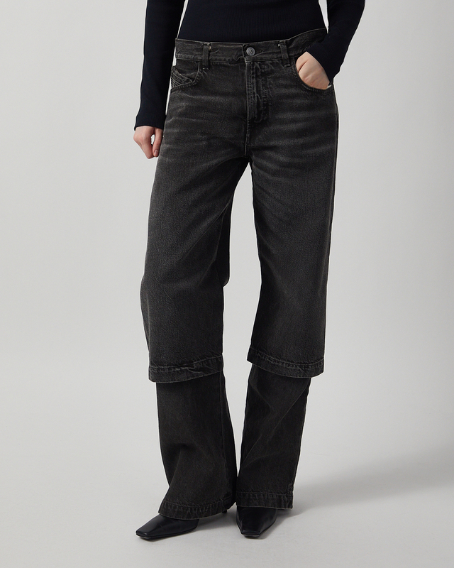 The Attico Jeans Long Pant Black/White 26