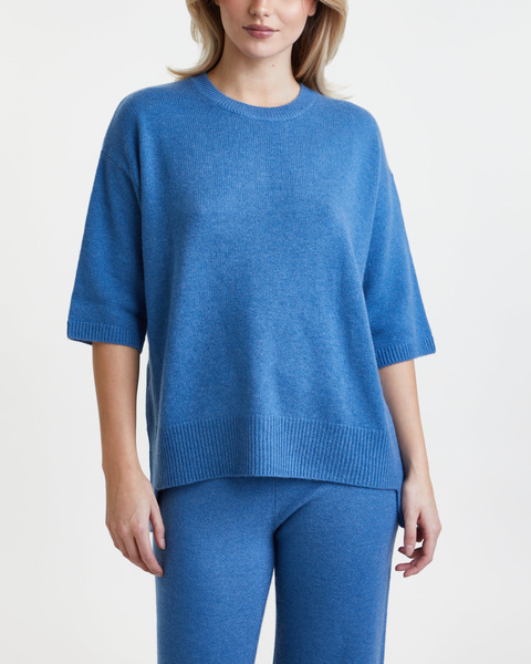 Sweater Camille Cashmere Blå 1