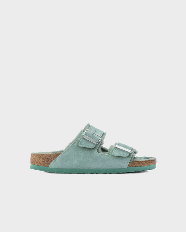Birkenstock Sandal Arizona VL Shearling Mintgrön EUR 41