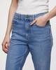 Ganni Jeans Broderie Anglaise Betzy Cropped Light blue 28