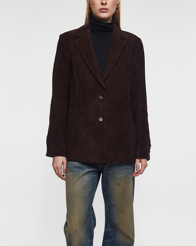 Vince Blazer Suede Chocolate US 6 (EUR 38)