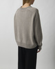 Soft Goat Sweater Boyfriend Crewneck Greige S