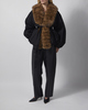 ROTATE  Jacket Faux Fur Collar Black 36
