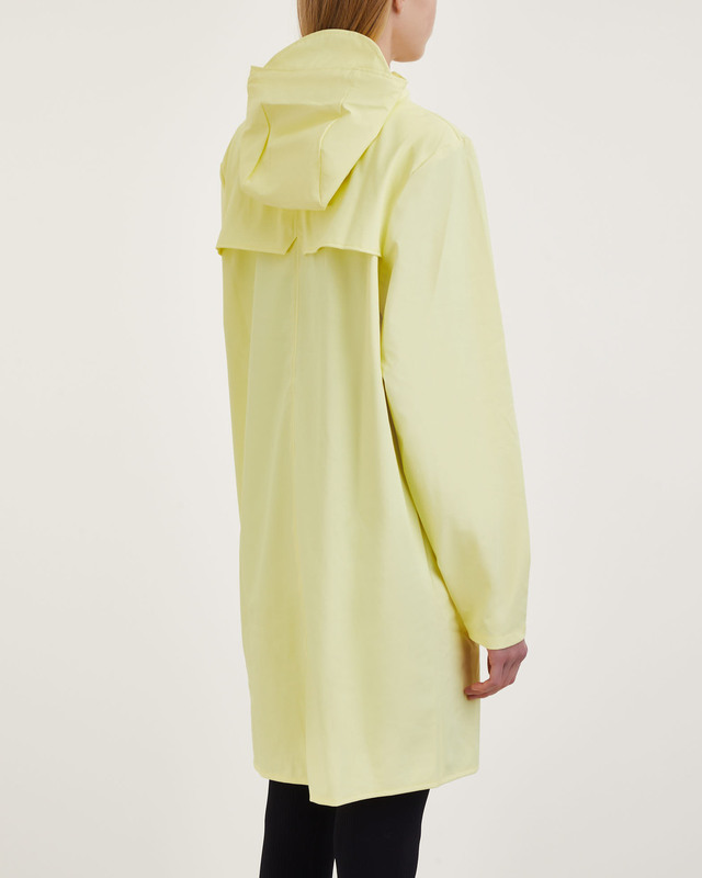 Rains Long Rain Jacket Yellow XL