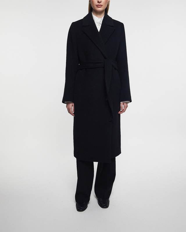 Filippa K Kappa Charlotte Wool Belted  Svart 36