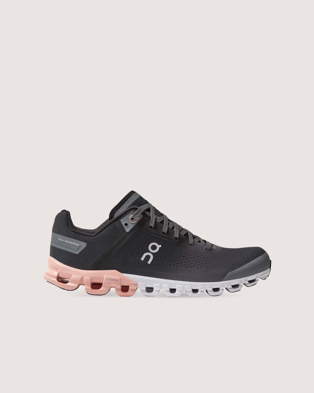 On Cloudflow W Svart/rosa  7 (EU 38)