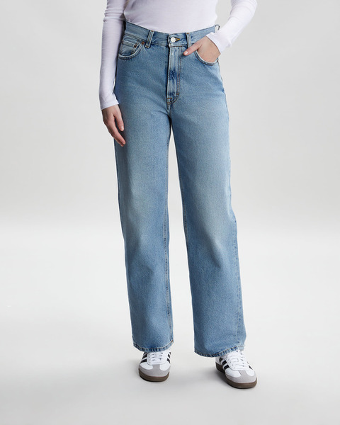 Jeans Wide Leg Denim Ljusblå 1