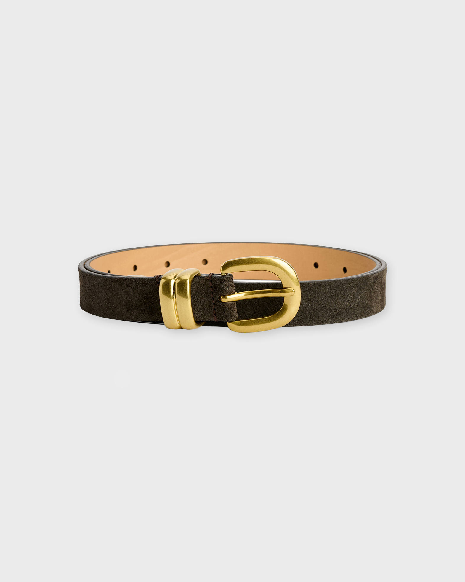 By Malene Birger Belt Zoilo Suede In Brown