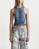Acne Studios Tank Top Denim Print Denim S