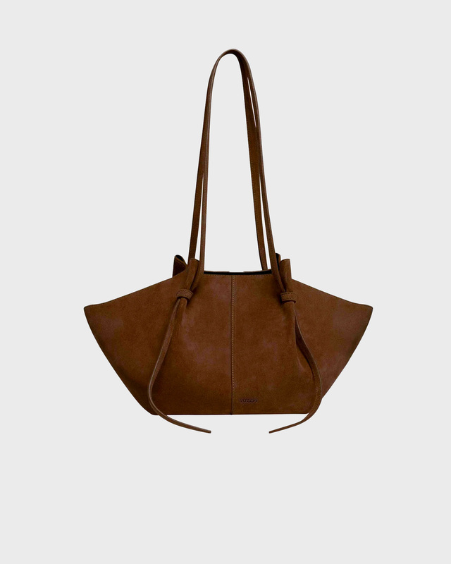 YUZEFI Mochi Suede Bag  Chocolate ONESIZE