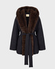 Wakakuu Icons Jacka Keen Padded Faux Fur Svart L