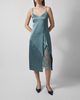 Acne Studios Dress Satin Slip Sage 36