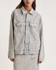 Acne Studios Jacket Distressed Denim Relaxed Grå/beige XXS/XS