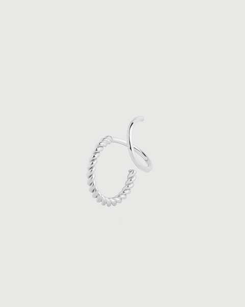 Earring Sofia Twirl Left Silver 1
