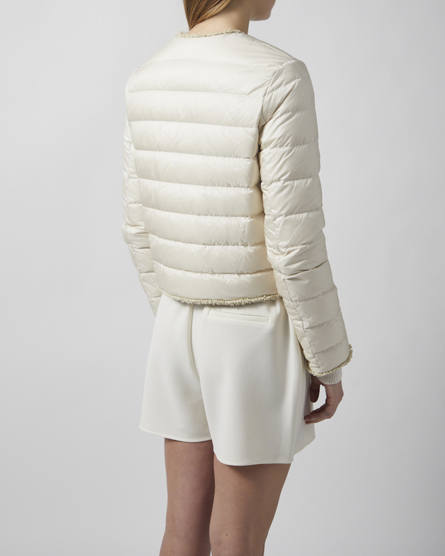 Moncler Jacket Fleurs  Ljusbeige MONCLER 5 (XL)
