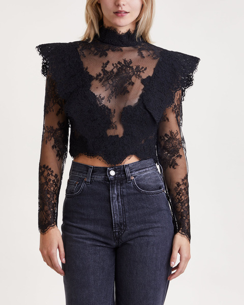 Topp Sensory Lace Bodice  Svart 1
