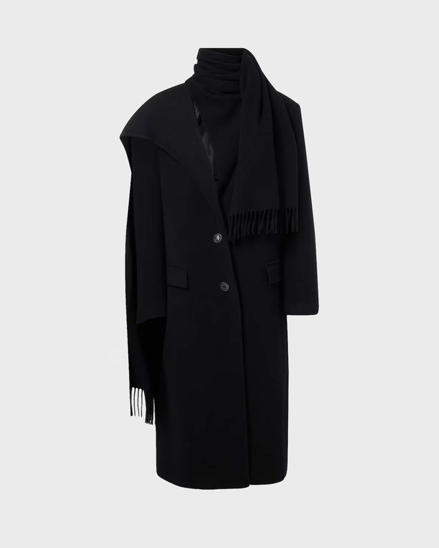 The Attico Kåpe Long Black IT 44 (EUR 40)