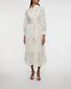 Zimmermann Klänning Dawning Tuck Midi Creme 1 (S-M)