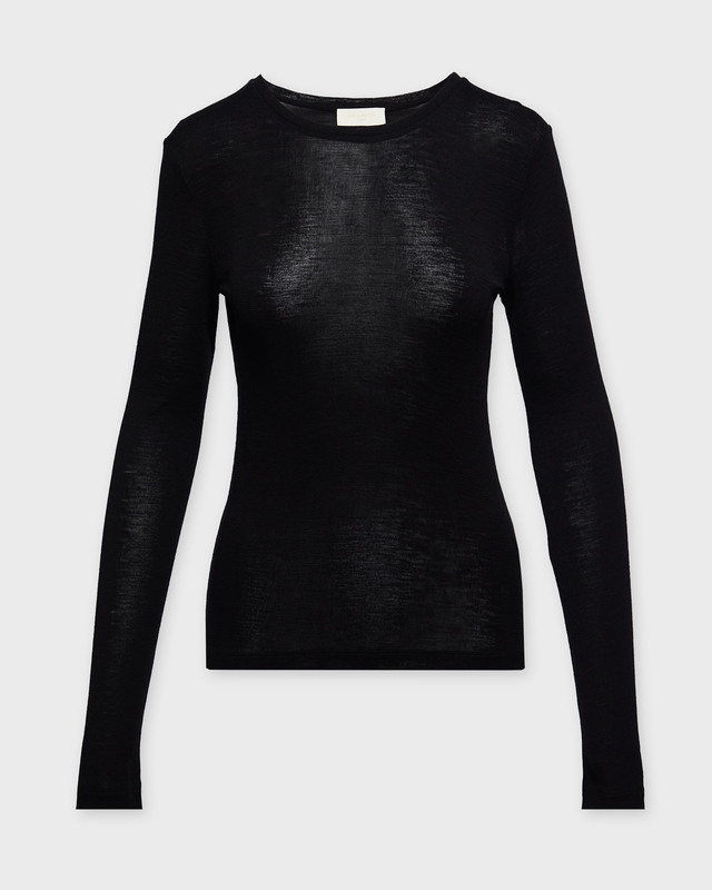 Wakakuu Icons Tröja Crew Neck Merino Wool Svart XL