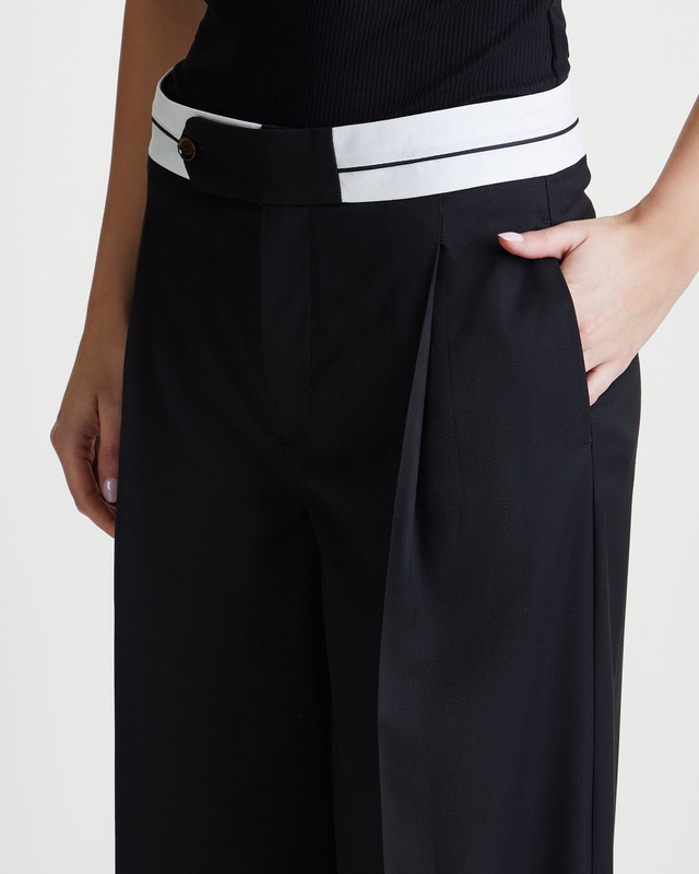 The Garment Trousers Pluto Wide Svart UK 6 (EUR 34)