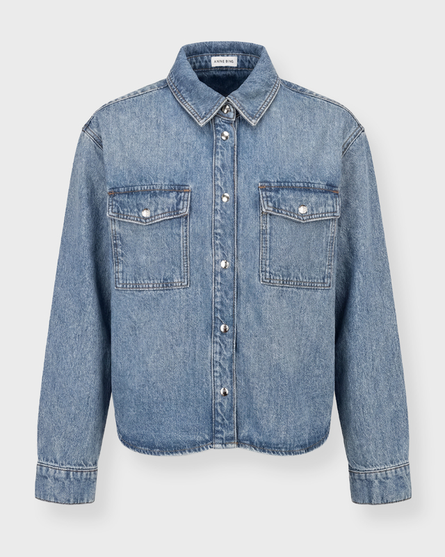 ANINE BING Skjorta Paxton Washed blue M