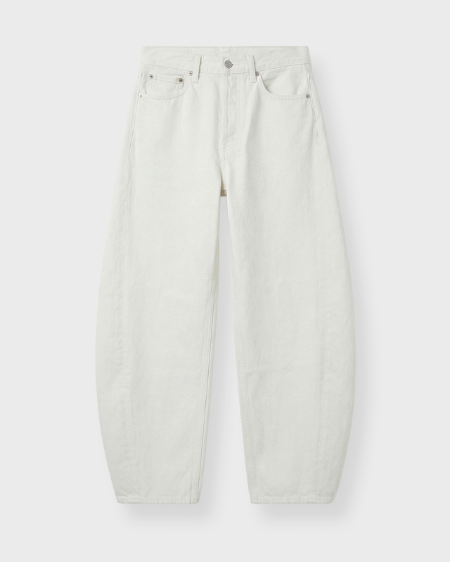 AGOLDE Jeans Luna Pieced H/R CRV Taper Chalk 30