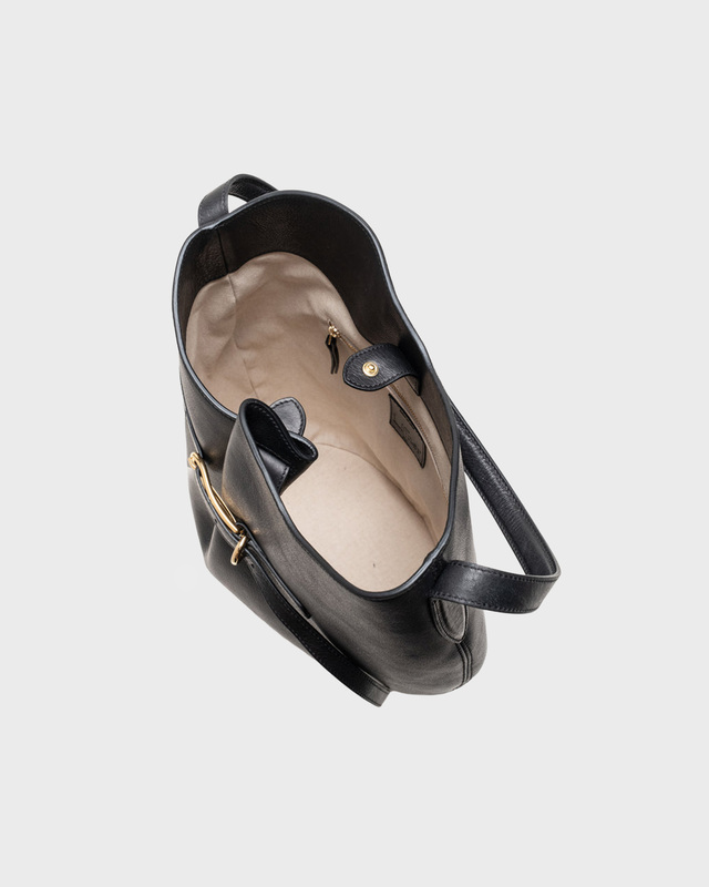 Liffner Bucket Bag Belted Large Black ONESIZE