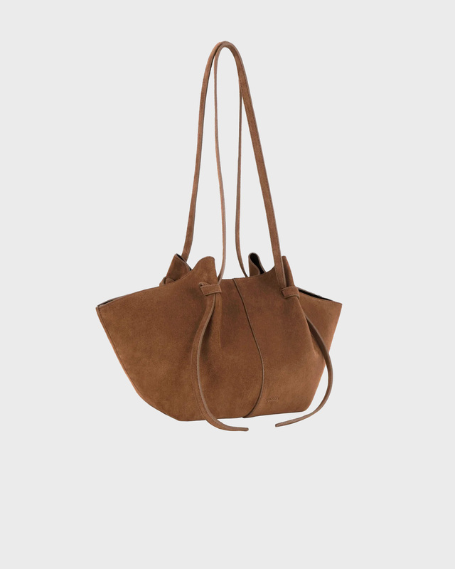 YUZEFI Mochi Suede Bag  Cognac ONESIZE