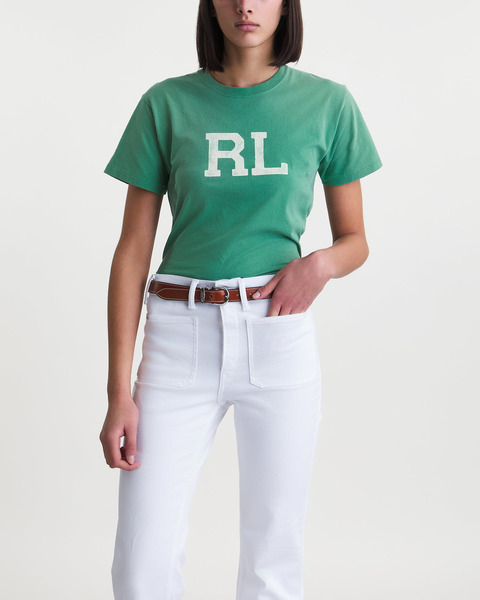 T-Shirt RL Logo Short Sleeve Jersey Green 1