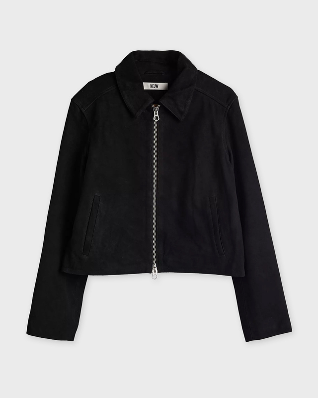 NEUW Jacket Suede Zip Black M