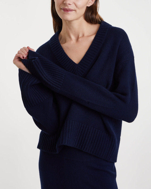 LISA YANG Cashmeretröja Aletta Cashmere Blå 2 (M-L)