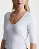 Filippa K Top Cotton Stretch Scoop Neck White S