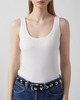 Wakakuu Icons Top Cato Rib Tank  White XS