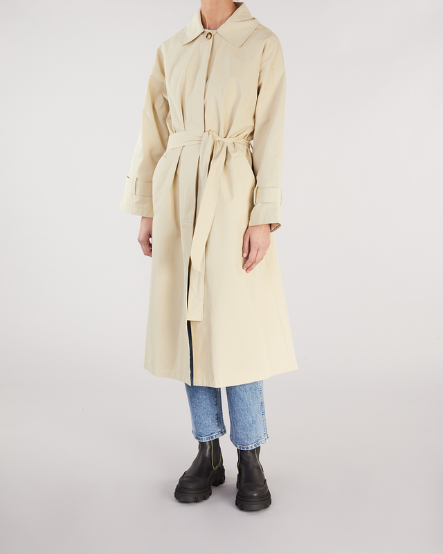 ONE and OTHER Trenchcoat Brie Coat Vanilj 36
