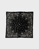 Le Scarf Sjal Cashmere Paisley Black 65x65 ONESIZE