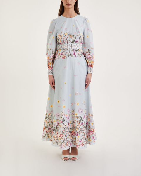 Dress Josephine Soft Floral  Blå 2
