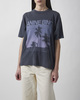 Anine Bing T-skjorte Cade Tee Palms Grey XS