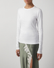 By Malene Birger T-shirt Long-sleeved Brita Flat White XS