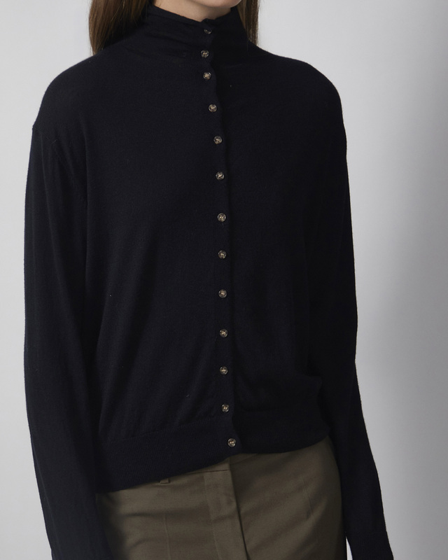 Wakakuu Icons Cardigan Willa Merino Wool Black XL