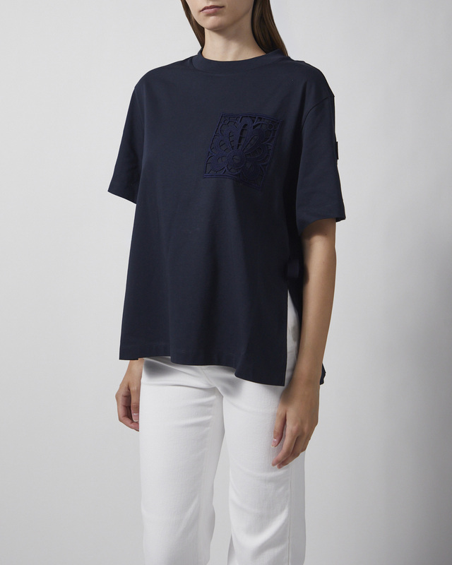 Moncler T-skjorte SS Navy L