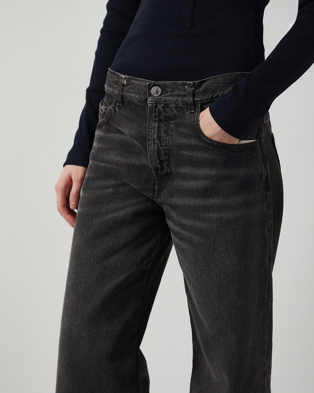 The Attico Jeans Long Pant Black/White 26