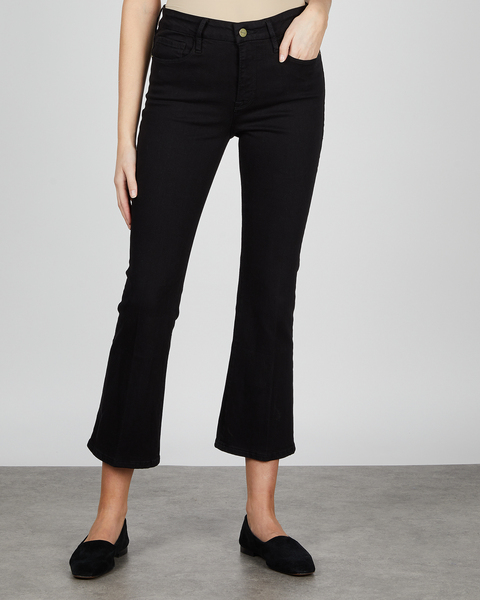 Jeans Le Crop Mini Boot Svart 1