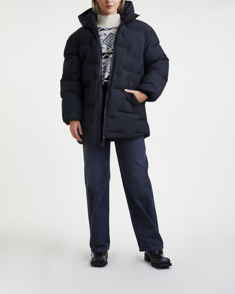 Jacka Soft Puffer Midi Svart 2