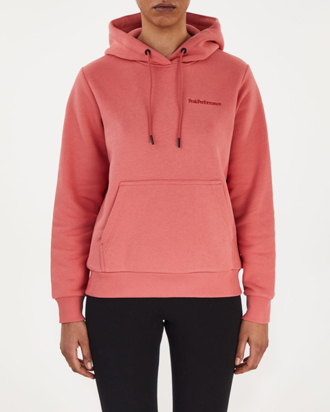 Sweater W Original Small Logo Hood Rosa 1