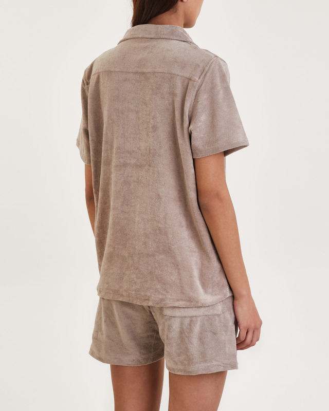 Nikben Skjorta Terry Bowling Beige S