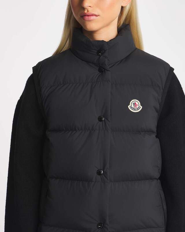 Moncler Vest Badia  Black MONCLER 2 (M)