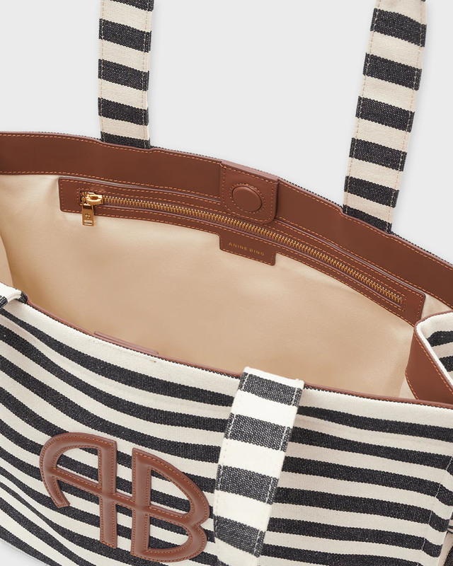 Anine Bing Bag Lara Tote Vit/svart ONESIZE